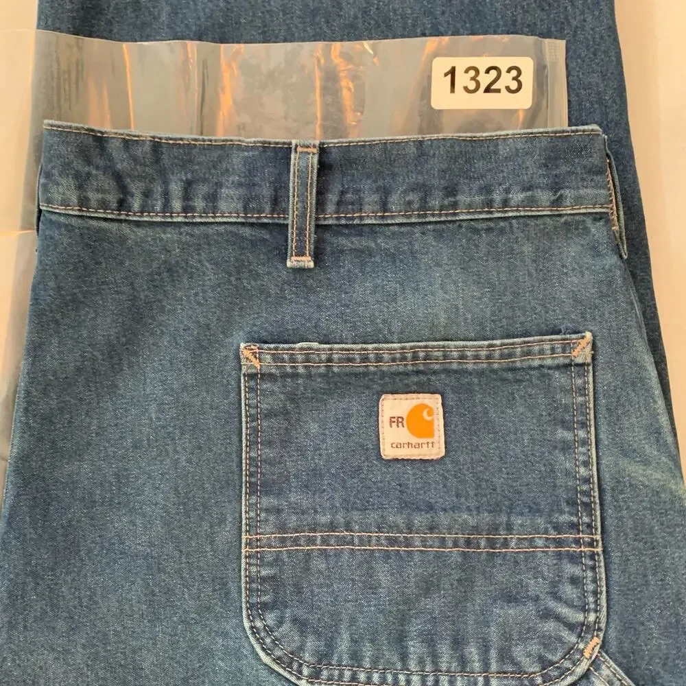 CARHARTT Mens Jeans Size 46 X 30 Flame-Resistant Workwear Rugged Utility Work